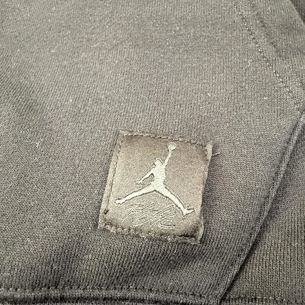 Jordan Hoodie Mens XS Black Oversized Fleece Pullover Heavy Sweater Jumpman
